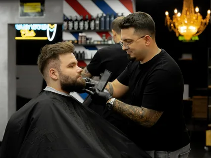 Moustache Refinement: Precise trimming and careful styling for a polished look.